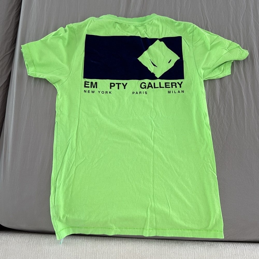 Offwhite Empty Gallery Authentic Tshirt Men's Us … - image 3